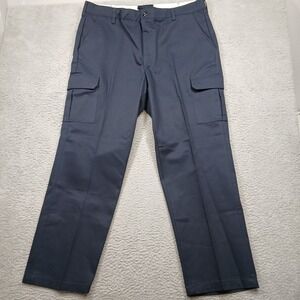 Red Kap Men's‎ Work Cargo Pants 42x32 Navy Blue Industrial Uniform PT88NVO